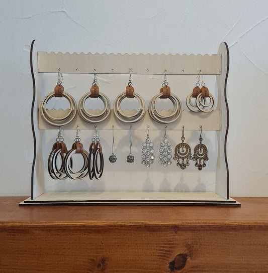 The Perfect Organizer for Your Earrings! Wooden Earring Holder