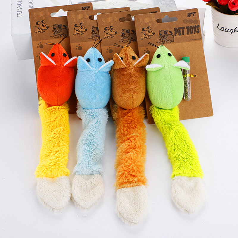 Interactive Long Tail Mouse Cat Toy | Fun Teaser for Active Play