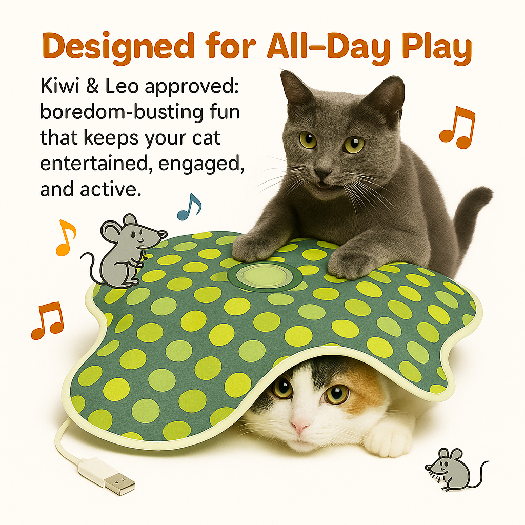 GreenWhisker Presents: The Interactive Cat Toy Loved by Leo & Kiwi